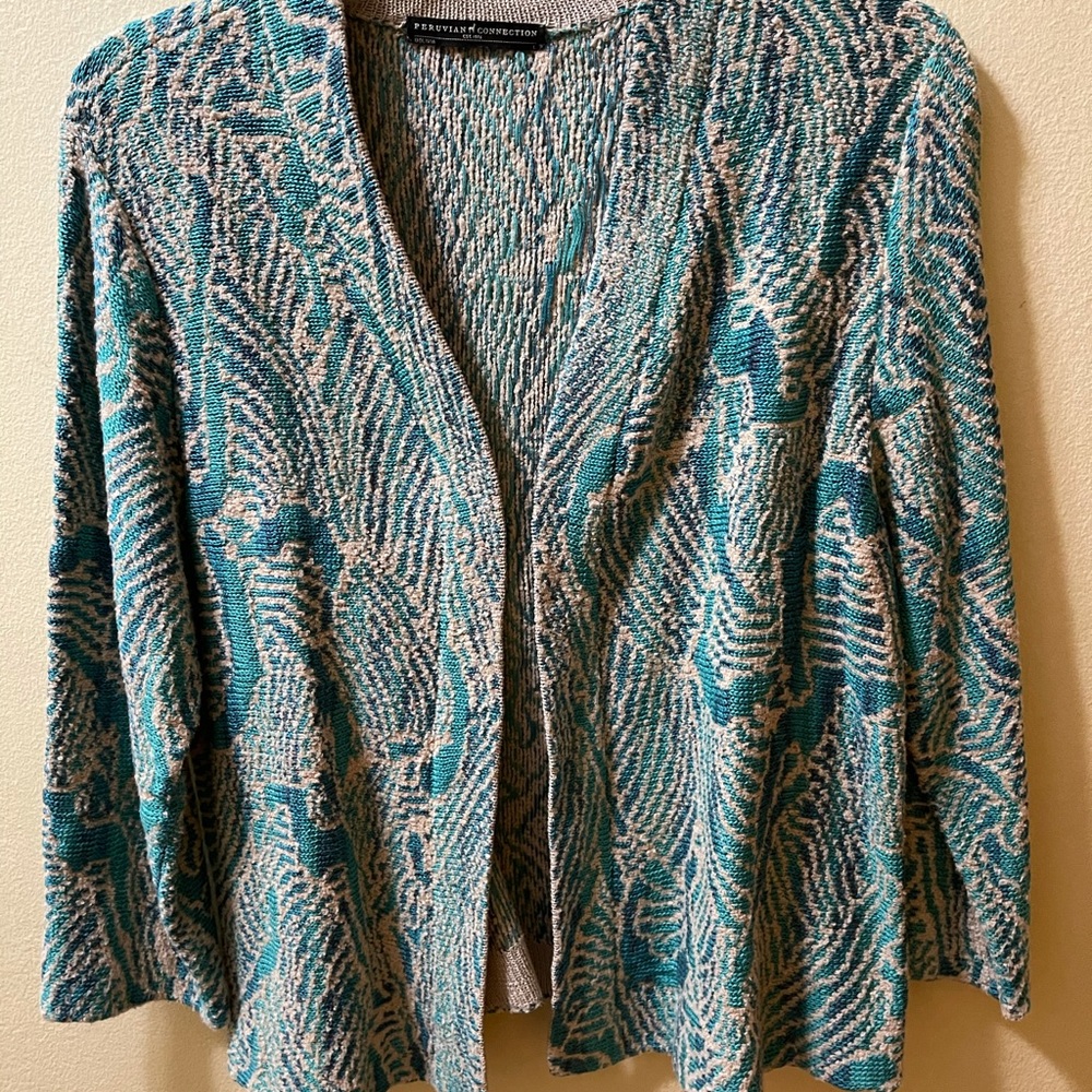 Teal Cardigan